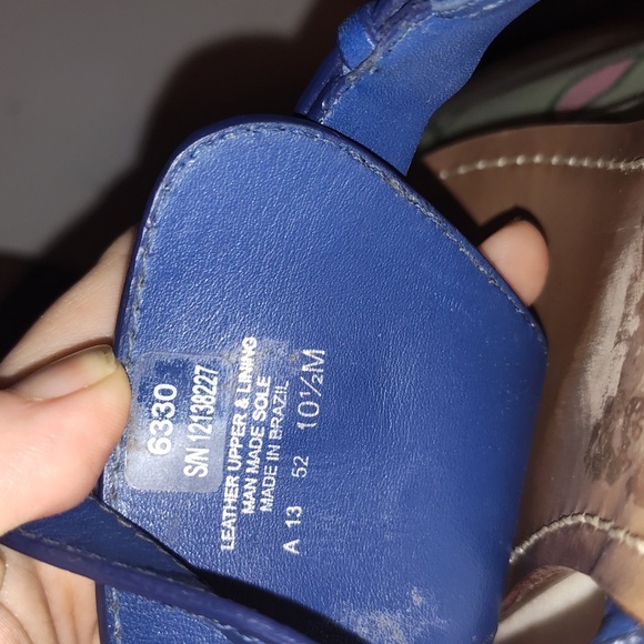 Tory Burch Women’s wedges Royal Blue size 10.5 - Picture 11 of 16